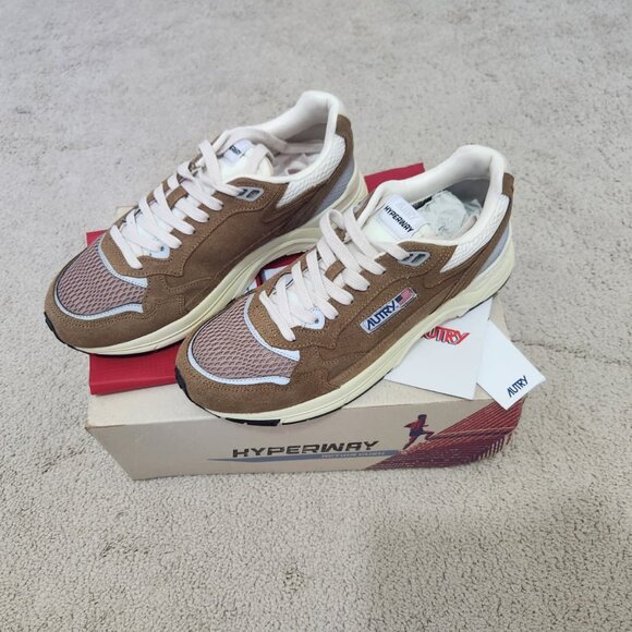 Autry Hyperway Low Man Sneakers – Cigar/Silver EU 42 (US 9) - Picture 1 of 10